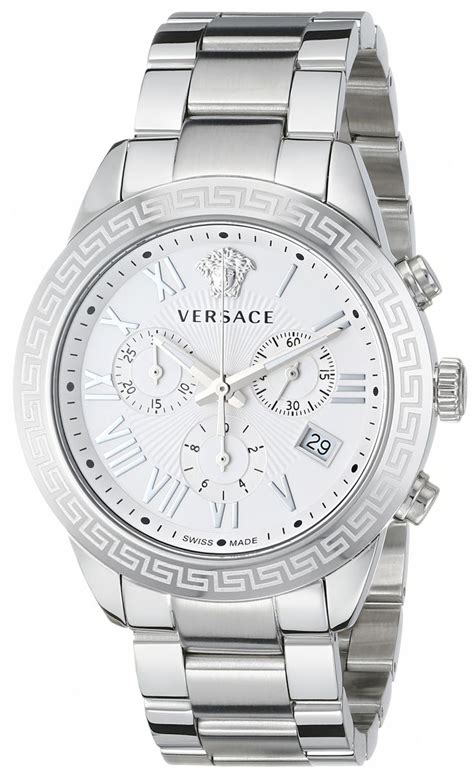 versace silver watch for men|versace watches men price.